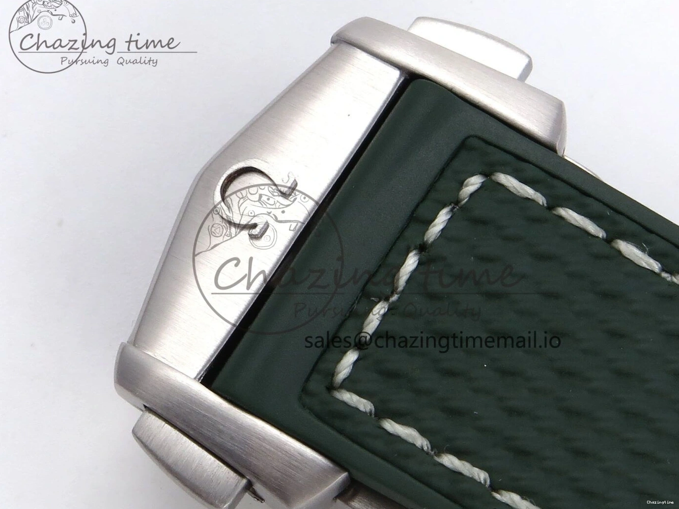 0513 Planet Ocean 43.5mm SS VSF 1:1 Best Edition Green Bezel White Dial on Green Rubber Strap A8900 Super Clone Unisex 7713